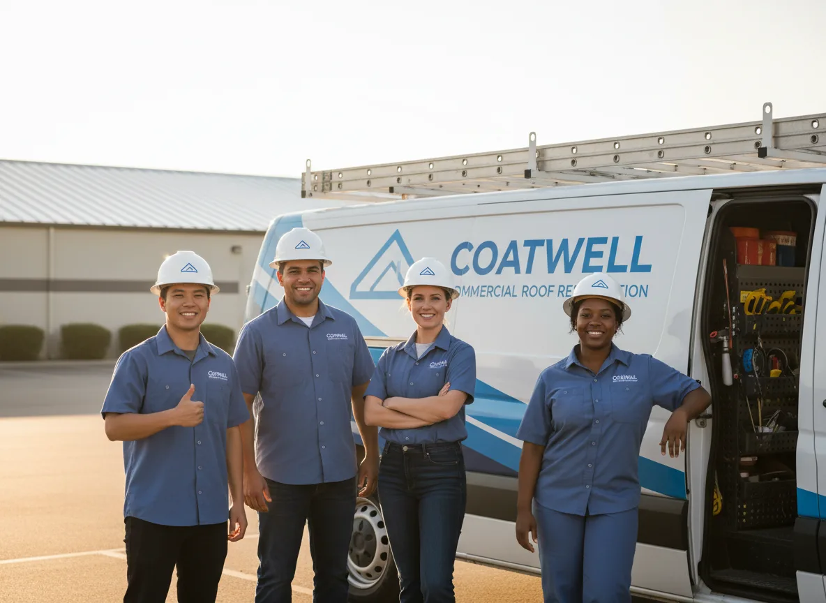 Commercial roof coating company in Keezletown, VA